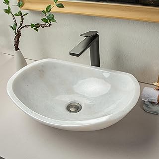 30+ Marble Bathroom Decor Ideas For Spa-Like Spaces 71 Natural White Marble Sink, 100% Handmade Boat Sink, Natural Stone Sink W...
