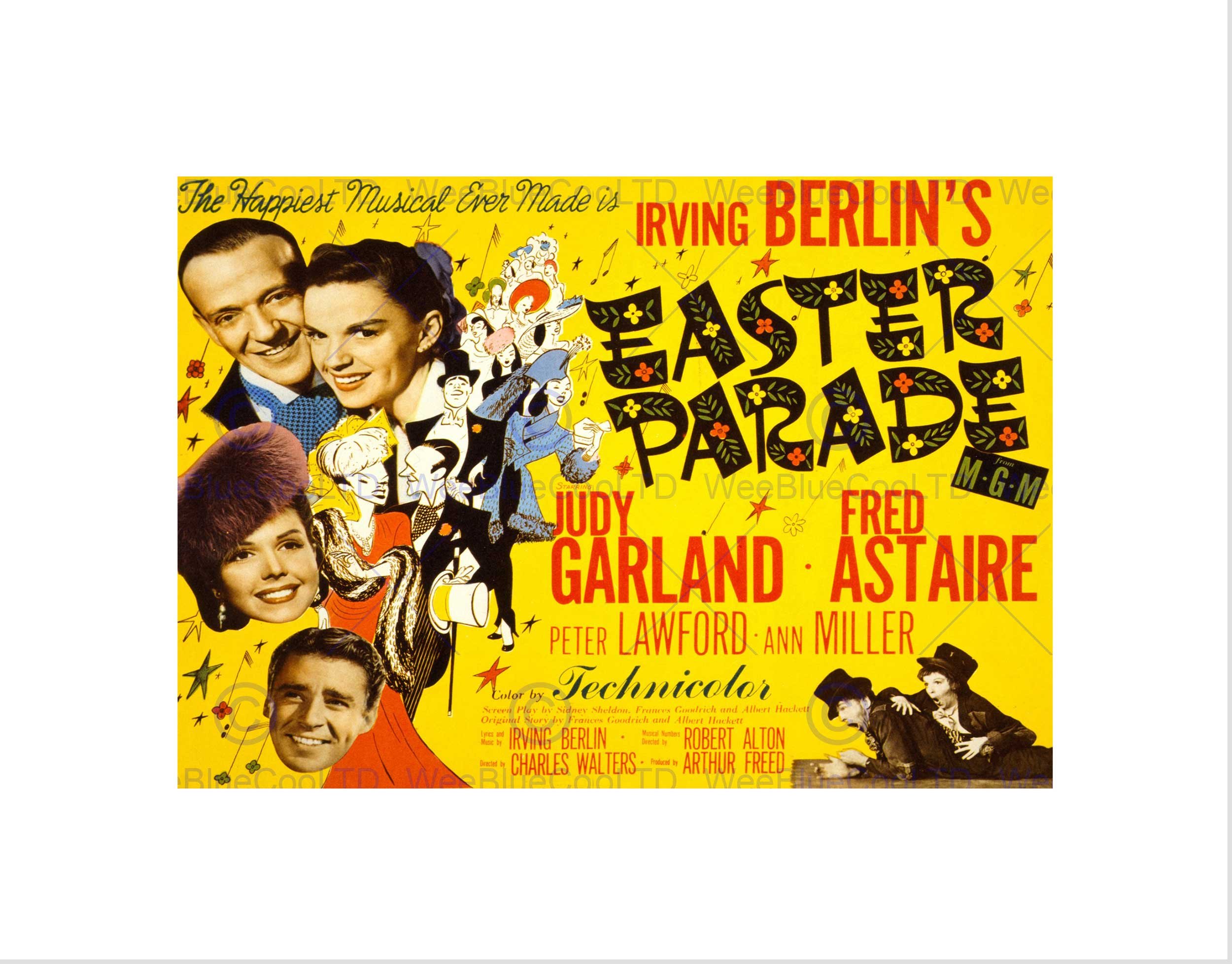 Wee Blue Coo Ad Movie Film Easter Parade Garland Astaire Berlin Musical Art Wall Art Print