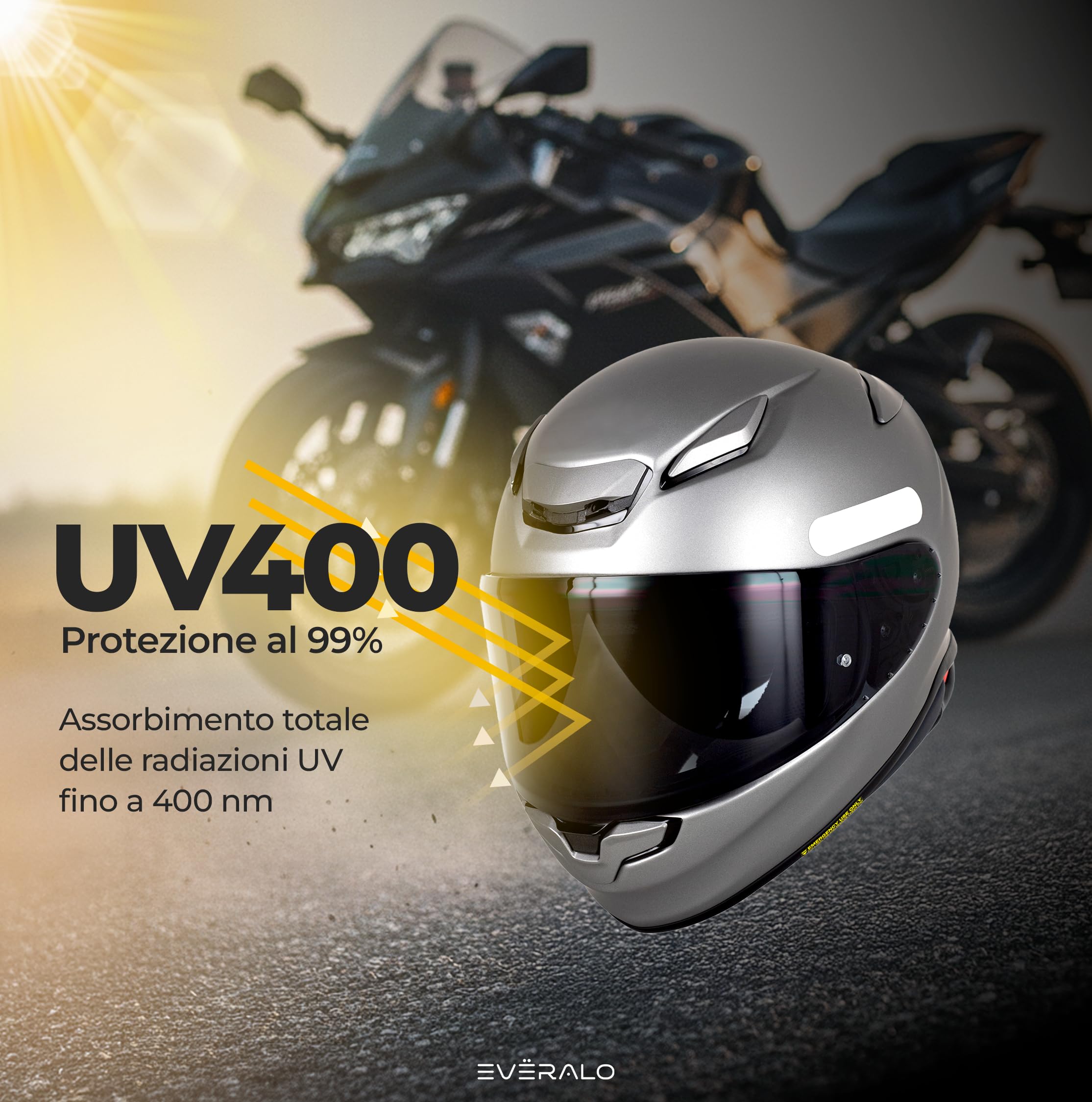 Visiera Compatibile con Shoei Nxr 2 - Z8 - Xspr Pro - X15 - Cwr F2 (Fotocromatico)