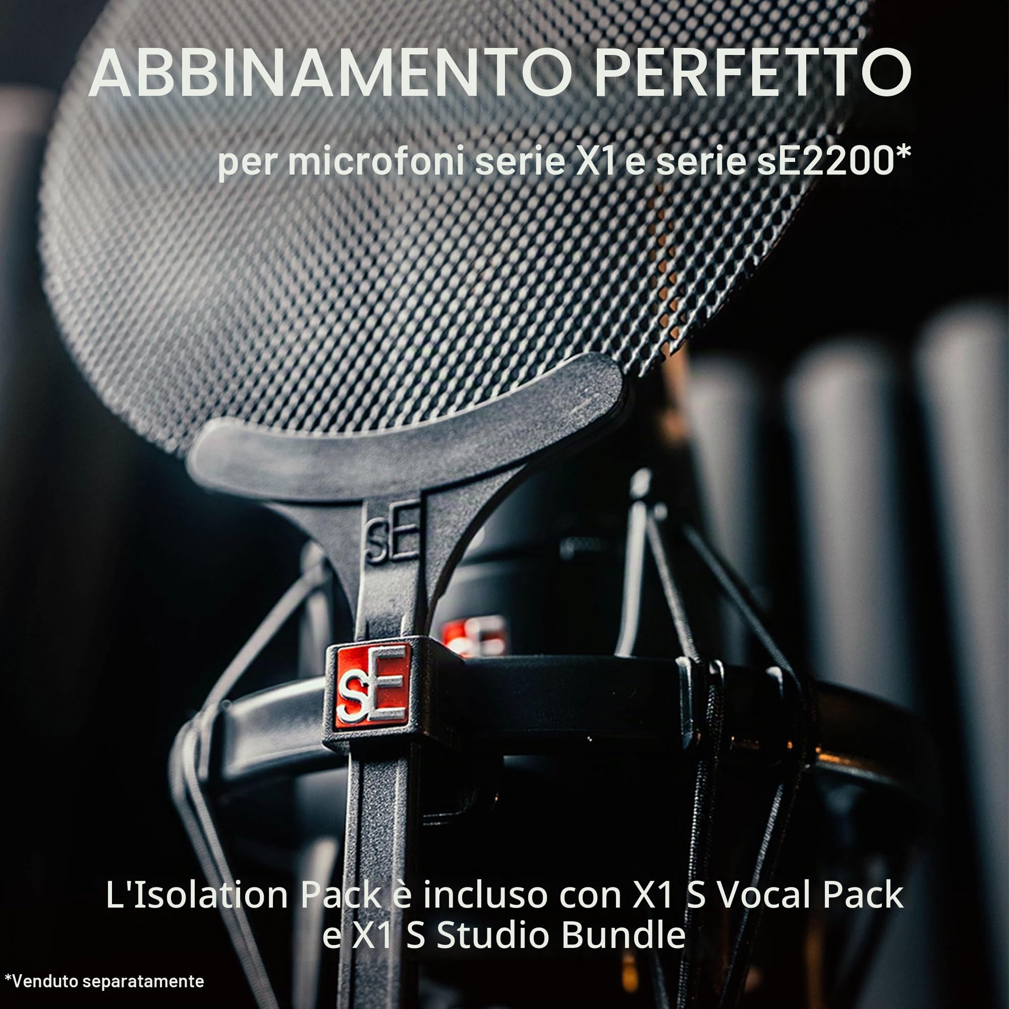 Isolation Pack Shock Mount & Pop-Filter - Supporto per microfono