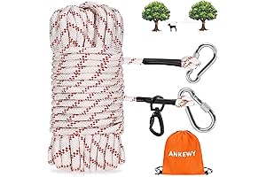 Dog Camping Cable | Heavy-Duty Dog Tie Out for Adventures