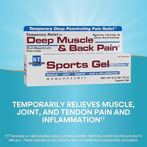 Miniatura 3 de Nature's Way Boericke & Tafel - Gel deportivo, alivio para músculos profundos, articulaciones, tendones y dolor de espalda e inflamación,