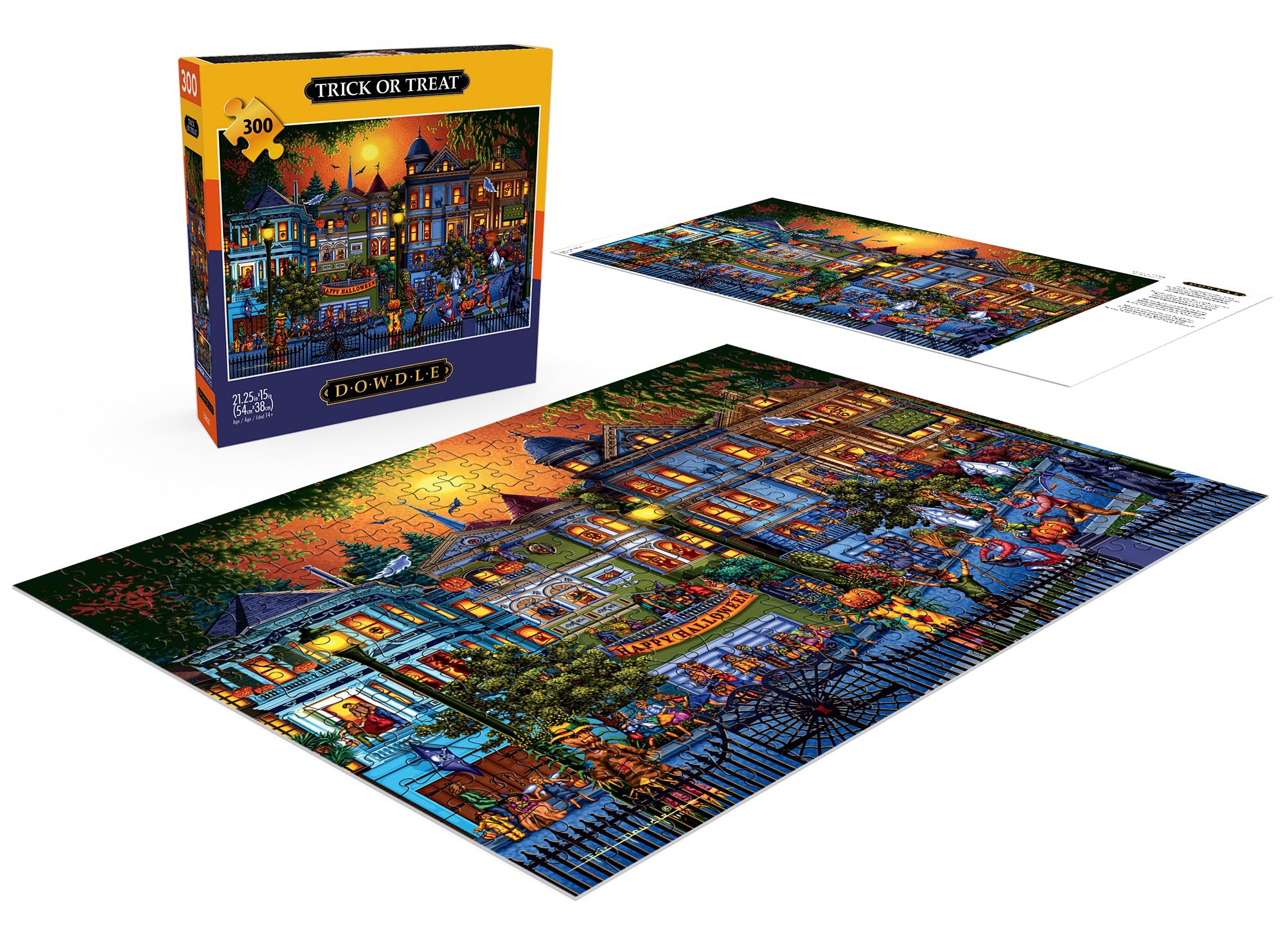 Amazon.com: Buffalo Games - Dowdle - Trick or Treat - 300 Piece