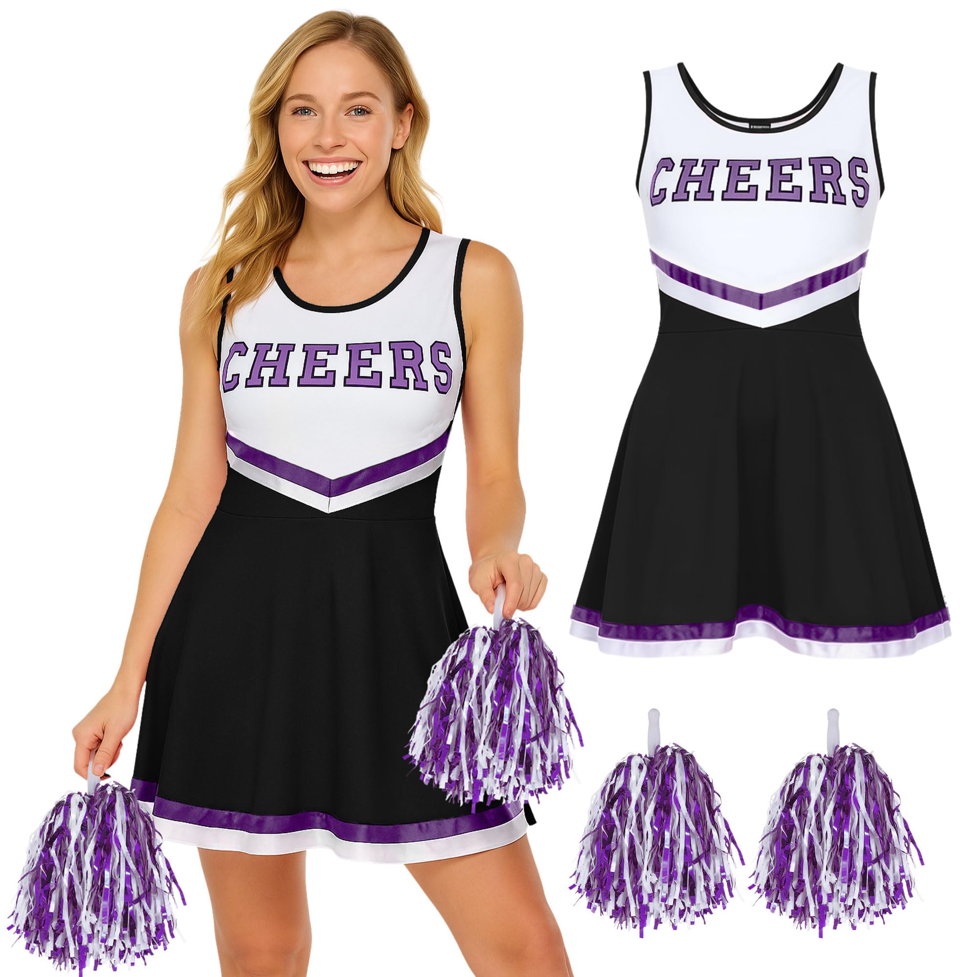 Gele Cheerleader Outfit Volwassenen Gele Cheerleader Outfit Volwassenen