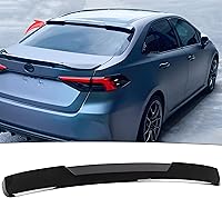 Glossy Black Rear Roof Spoiler Wing Visor for Toyota Corolla Sedan 2020-2026 L/LE/SE/XLE/XSE - Sporty Lip Accessory
