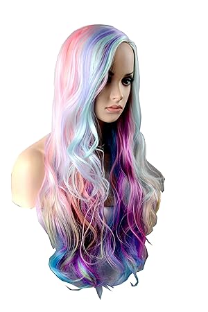 colored wigs amazon