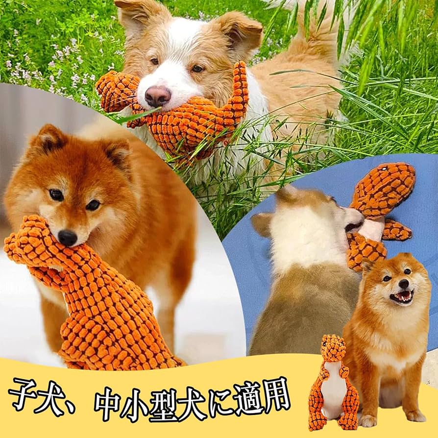 Amazon | 噛んでも壊れない犬のおもちゃ かみつきザウルス ストレス