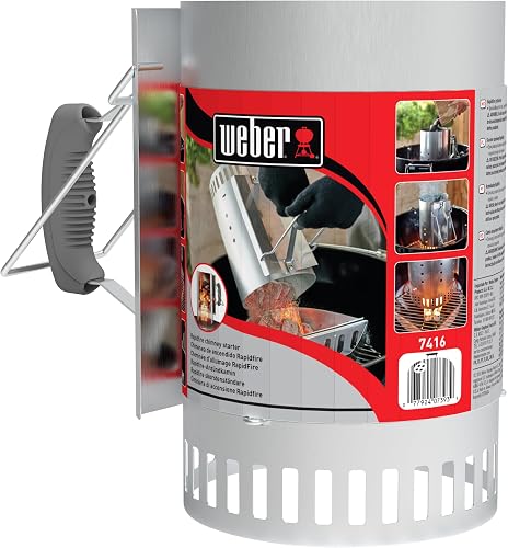 Weber Rapidfire Chimney Starter for Charcoal Barbecues - 14
