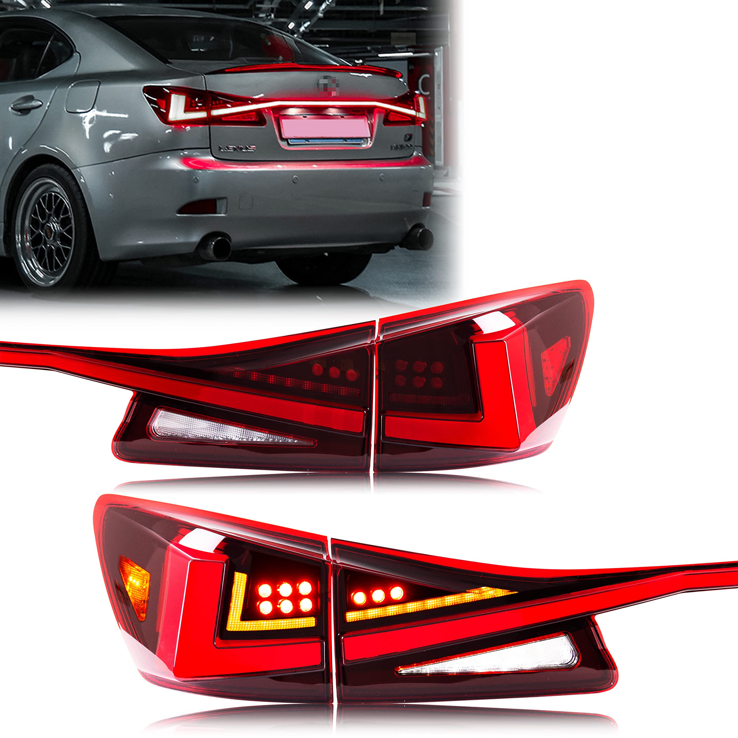 Amazon | 適合 2代目 2006~2013 IS250 IS350 ISF 前期 中期 後期 LED
