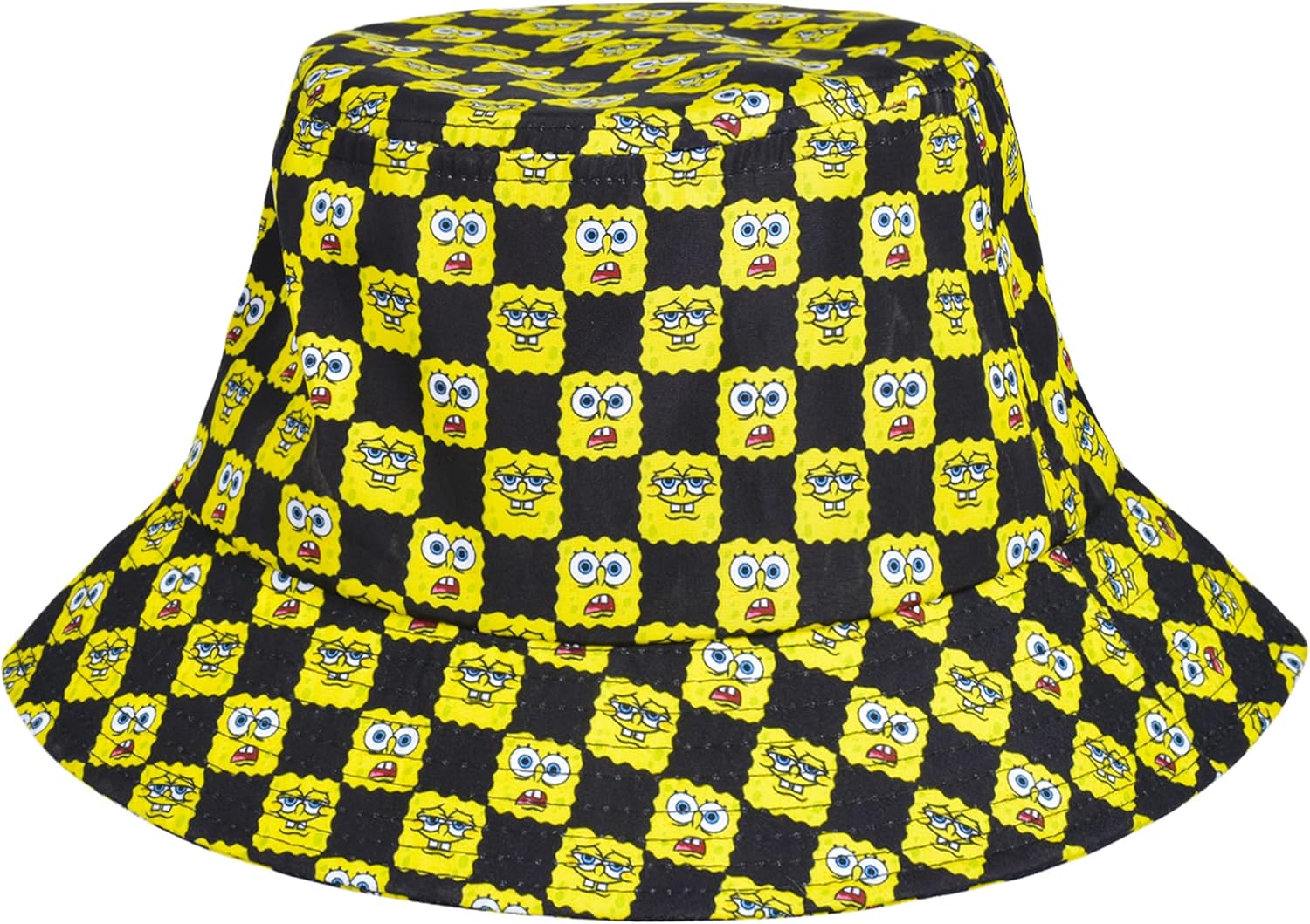 Concept One Spongebob Squarepants Bucket Hat, Packable Travel Hat, Wide