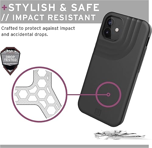 Miniatura 3 de URBAN ARMOR GEAR U by UAG - Funda protectora diseñada para iPhone 12 Mini pantalla de 5.4 pulgadas ancla que absorbe los golpes, ajuste delgado,