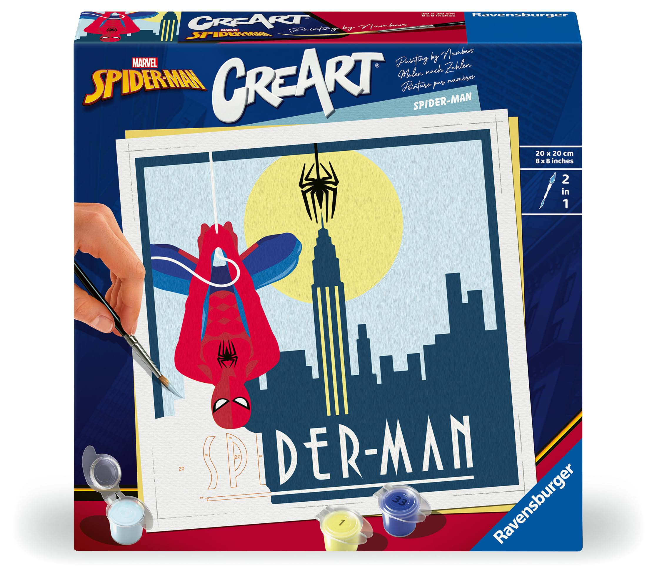 Ravensburger CreArt Spider-Man Paint by Numbers for Adults