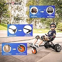Vista 9 de K2 Go Kart - Scooter autoequilibrante con absorción de impactos traseros, accesorio de asiento de scooter de equilibrio para neumáticos de 6.5