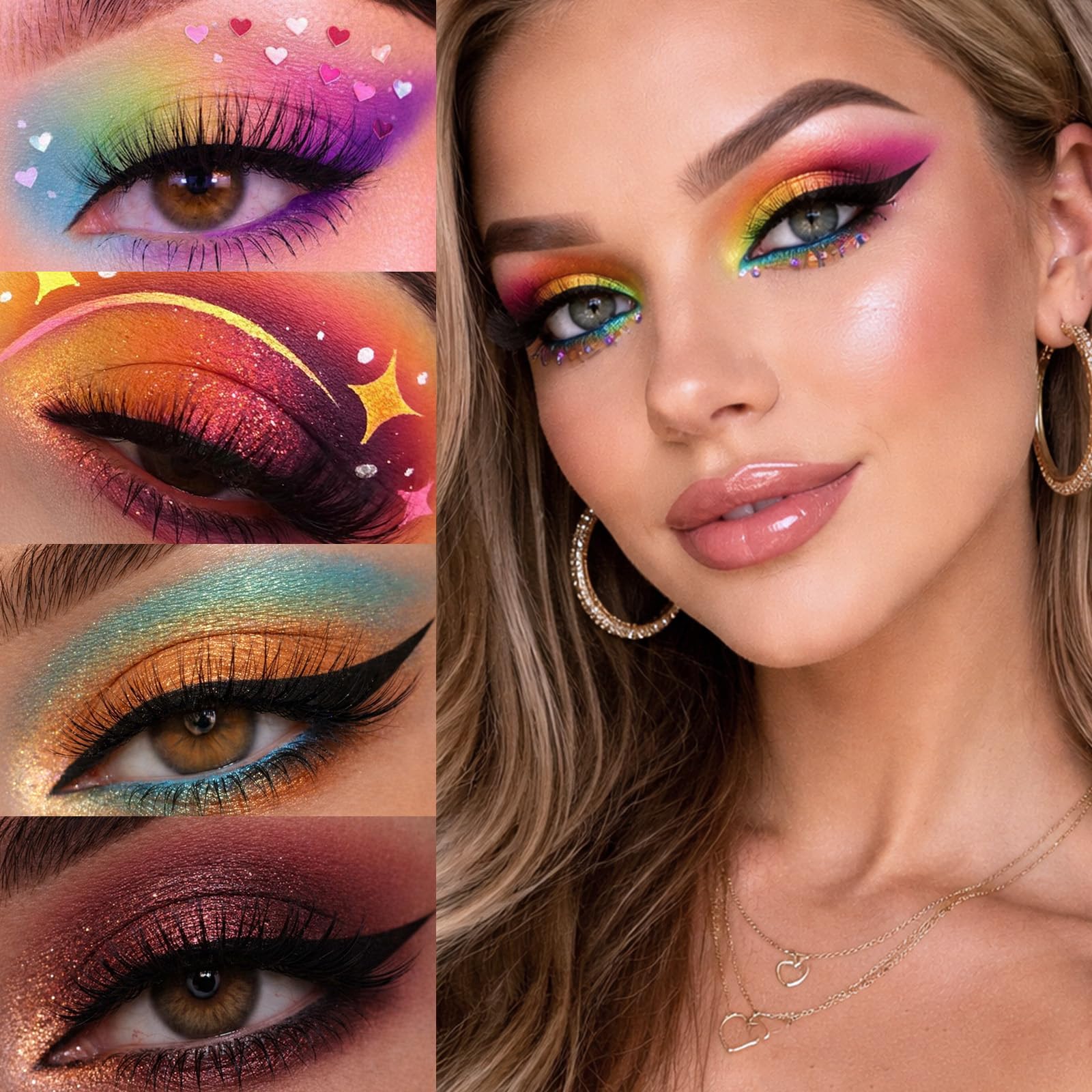 Amazon.com : CHARMCODE 40 Colors High Pigmented Shimmer Matte