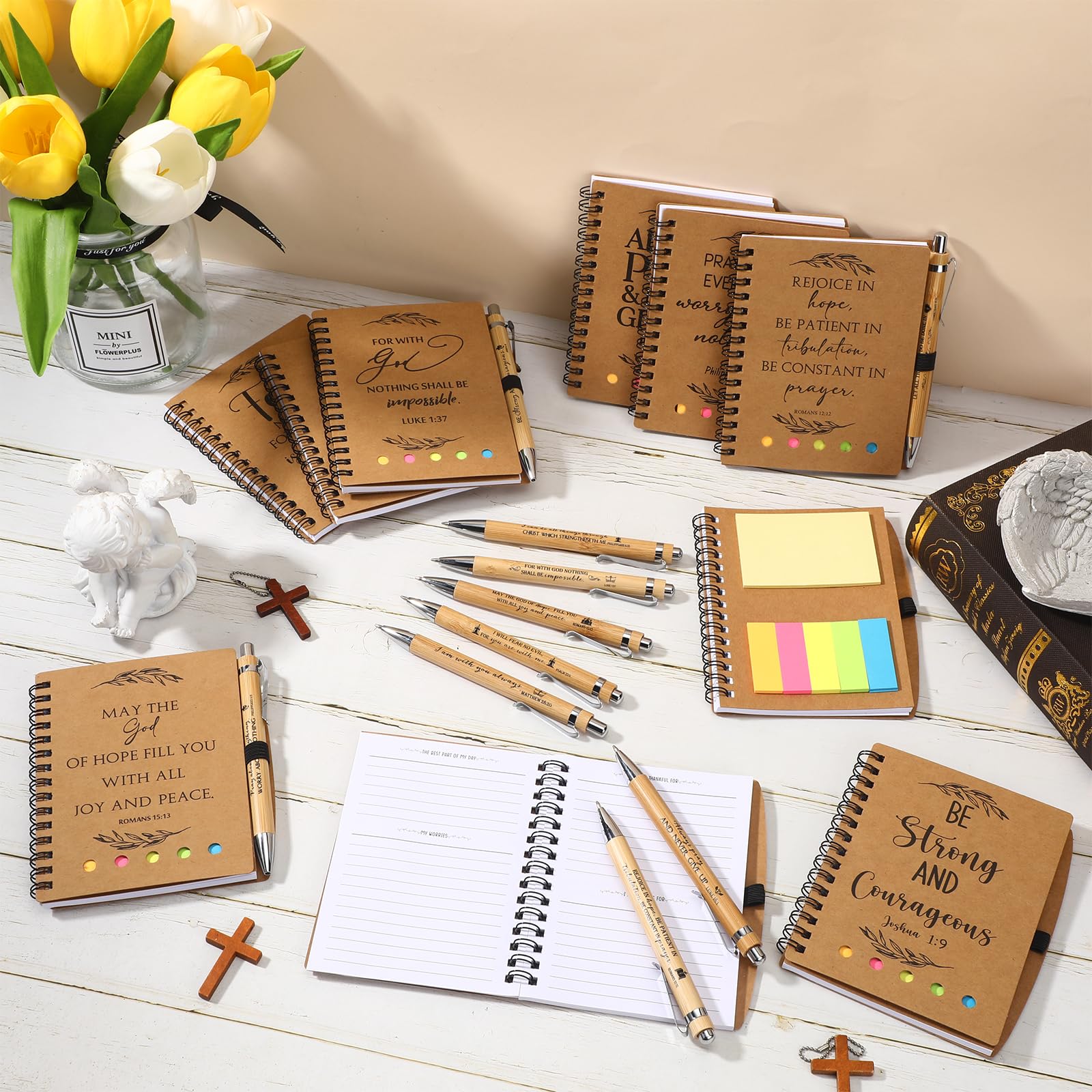 Sunday Notebook Snapklik.com : Spakon 20 Set Christian Gifts Bulk Church Gifts ...