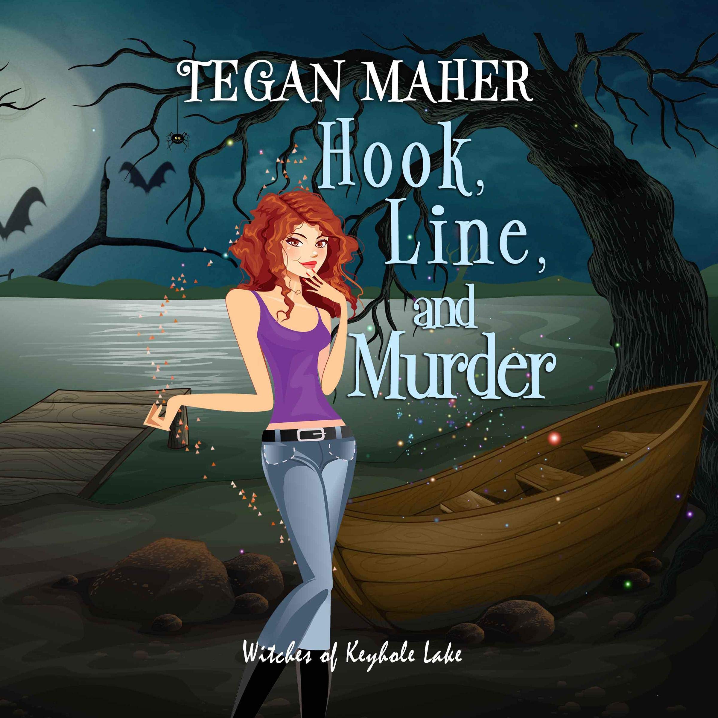 Cover art for Hook, Line, and Murder (Witches of Keyhole Lake Southern Mysteries)