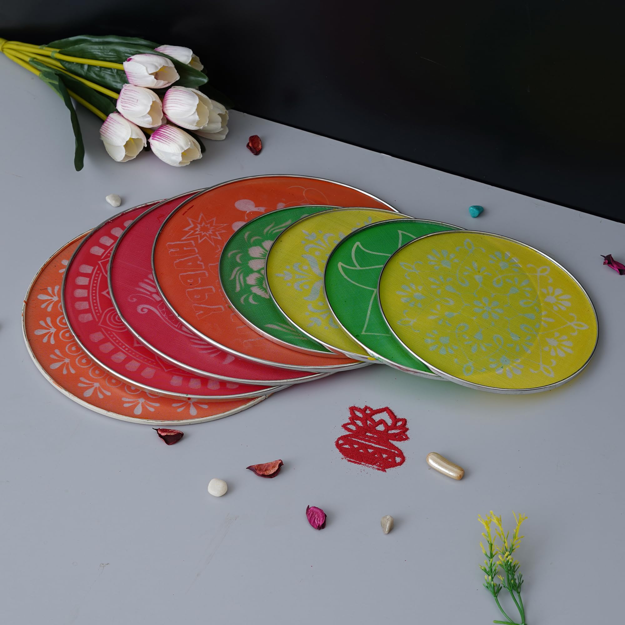 See full amazon price history chart for eCraftIndia Set of 8 Designer Diwali Rangoli Stencils for Door Entrance, Floor - Stencils for Rangoli Design - Rangoli Stencils Set - 4 Big Size, 4 Small Size - Diwali Decoration Item for Home Decor eCraftIndia Set of 8 Designer Diwali Rangoli Stencils for Door Entrance, Floor - Stencils for Rangoli Design - Rangoli Stencils Set - 4 Big Size, 4 Small Size - Diwali Decoration Item for Home Decor (B0CHFTK4M5) Amazon Price History, Amazon Price Tracker