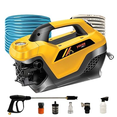 IBELL YO2800 High Pressure Car Washer for Home & Bike Cleaning, 2800W Induction Motor, 240 Bar, 12 L/min Flow, Portable 