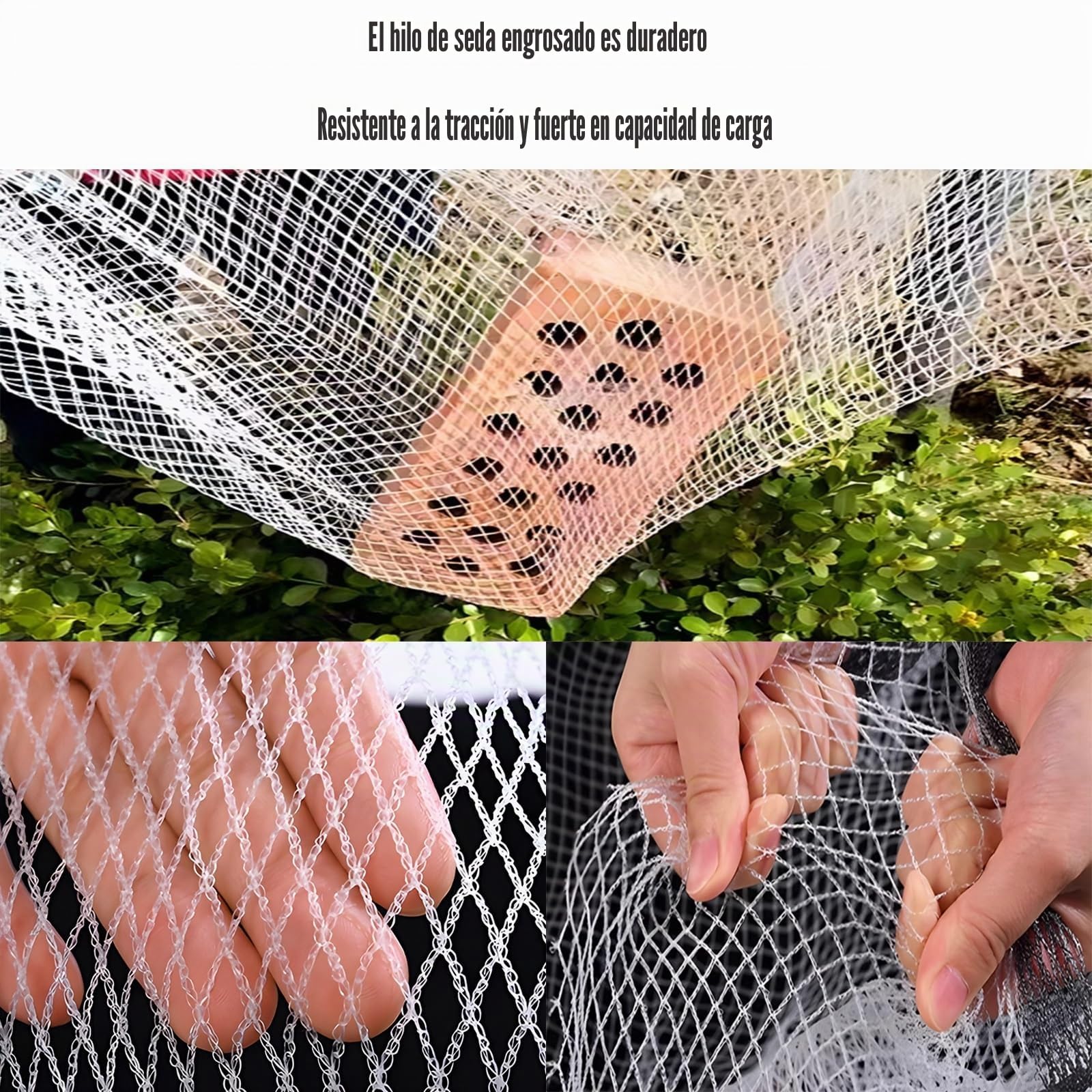 Malla Antigranizo para Plantas, Huerto y Jardín - Protección Frutas y Verduras, 5 mm, Cortable, Reutilizable - Ideal para Invernaderos y Árboles Frutales(6M x 10 M)