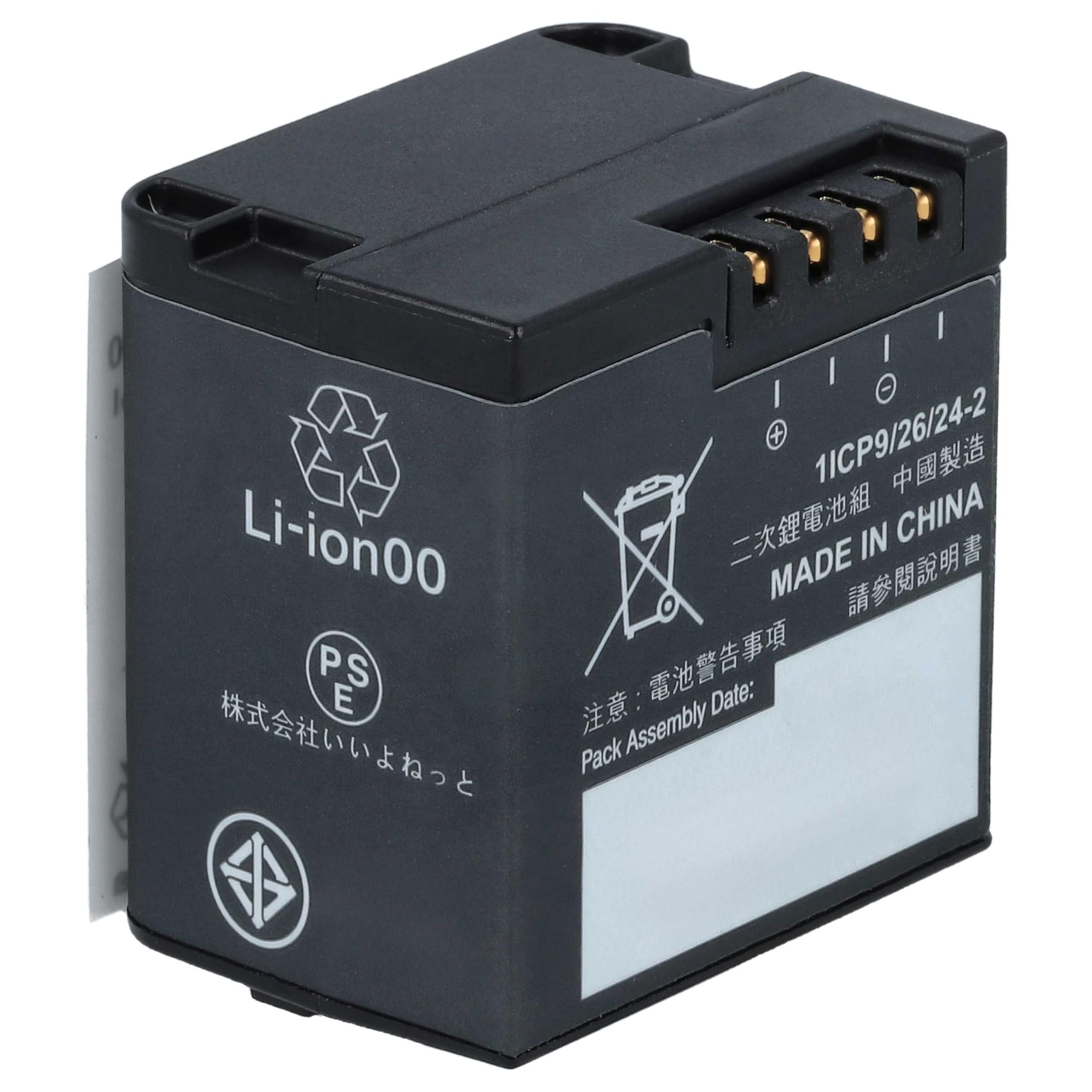 vhbw 2X Batterie Compatible avec Garmin Virb X