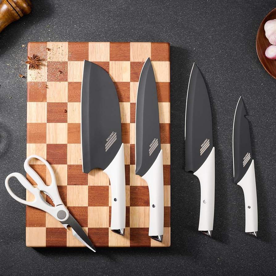Amazon.com: JEETEE Kitchen Knife Set, 6 Pcs Knife Set with