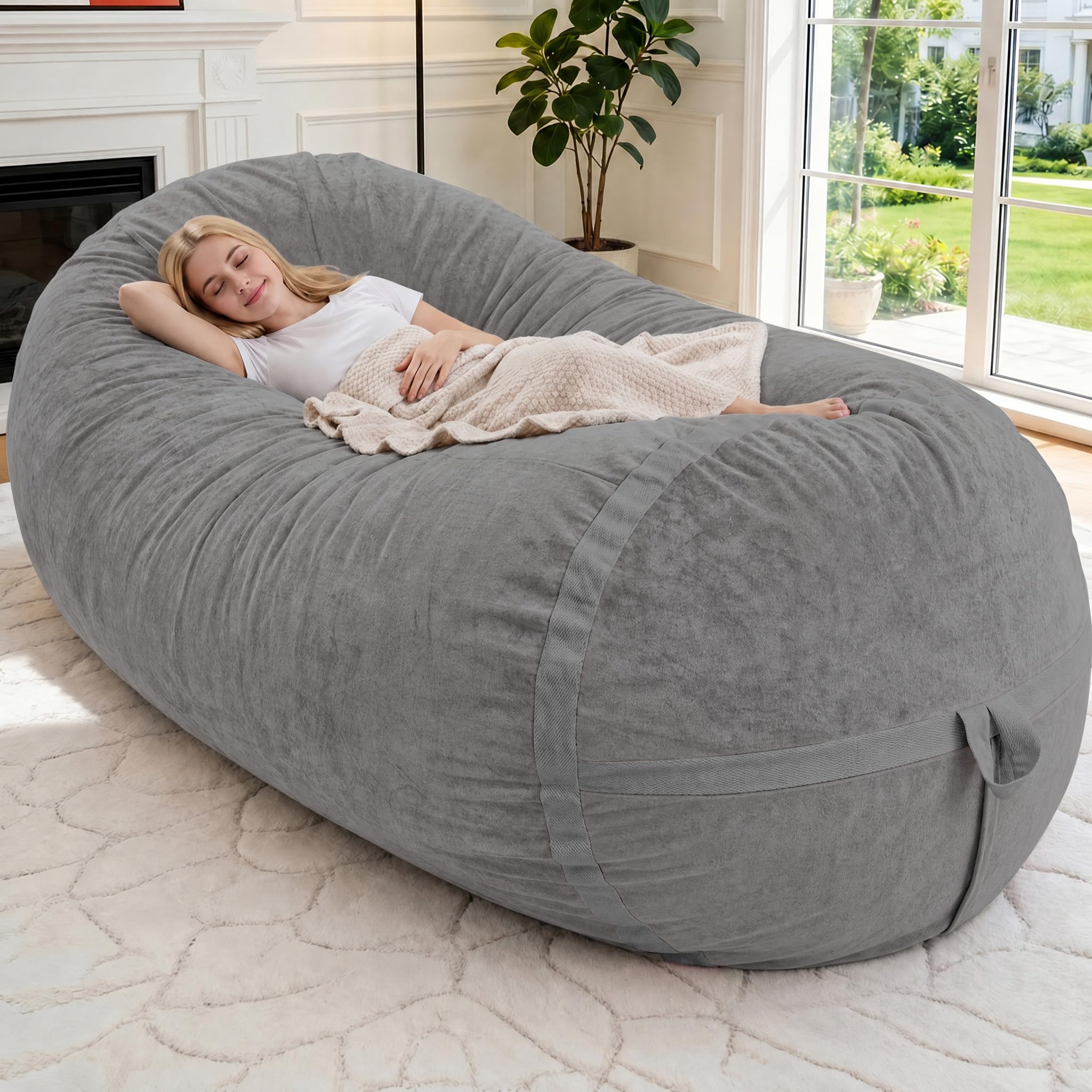 HABUTWAY 6FT Bean Bag Chair for Adults