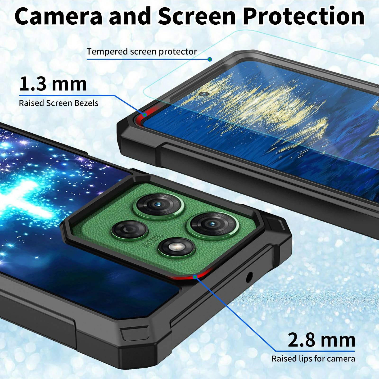 Coque Rigide Pour Motorola Moto G 5G 2025 Et G Power 5G 2025 – Motif Graphique, Antidérapante, Protection Renforcée