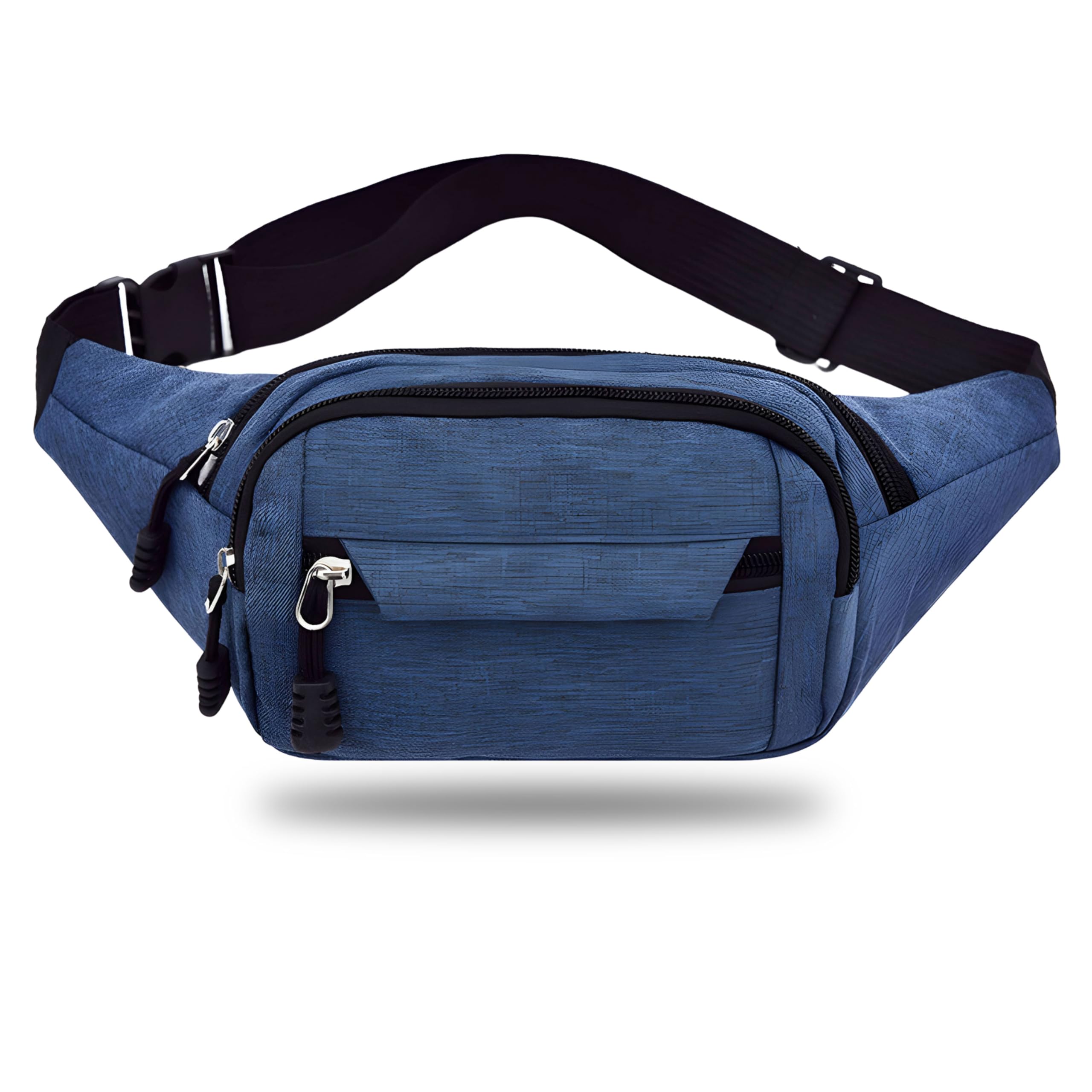 kraptick Premium Unisex Waist Bag for Men and Women - Stylish Travel Pouch, Fanny Pack, Running Waist Pack (Blue)-picture-28