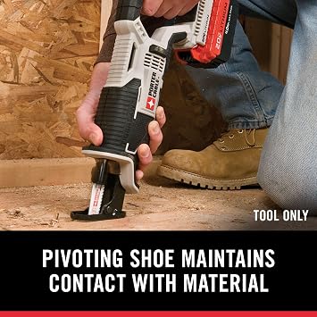 PORTER-CABLE 20V MAX* Reciprocating Saw, Tool Only (PCC670B)