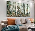 tigeridge Horses Canvas Wall Art - Brown Horse Pictures Animal Wall Decor Running Horses Painting Prints Artwork for Living Room Bedroom Home Office Wall Decorations 50X100CM