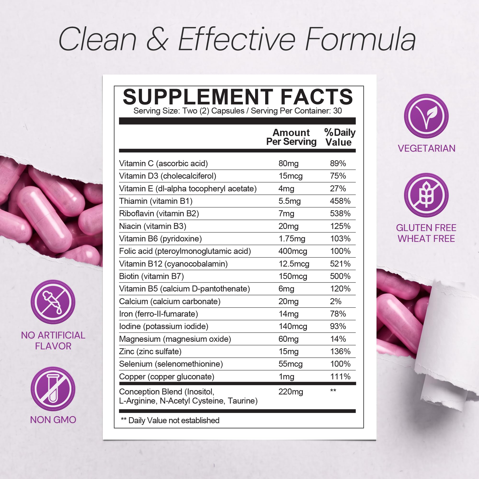 CONCEIVE PLUS Womens Fertility Support — Amazon image 5