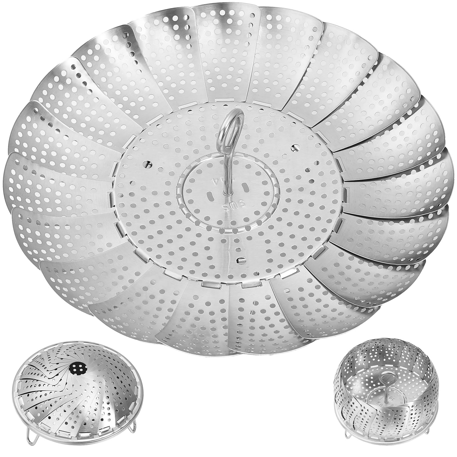 Cluren 304 Stainless Steel Steamer Basket