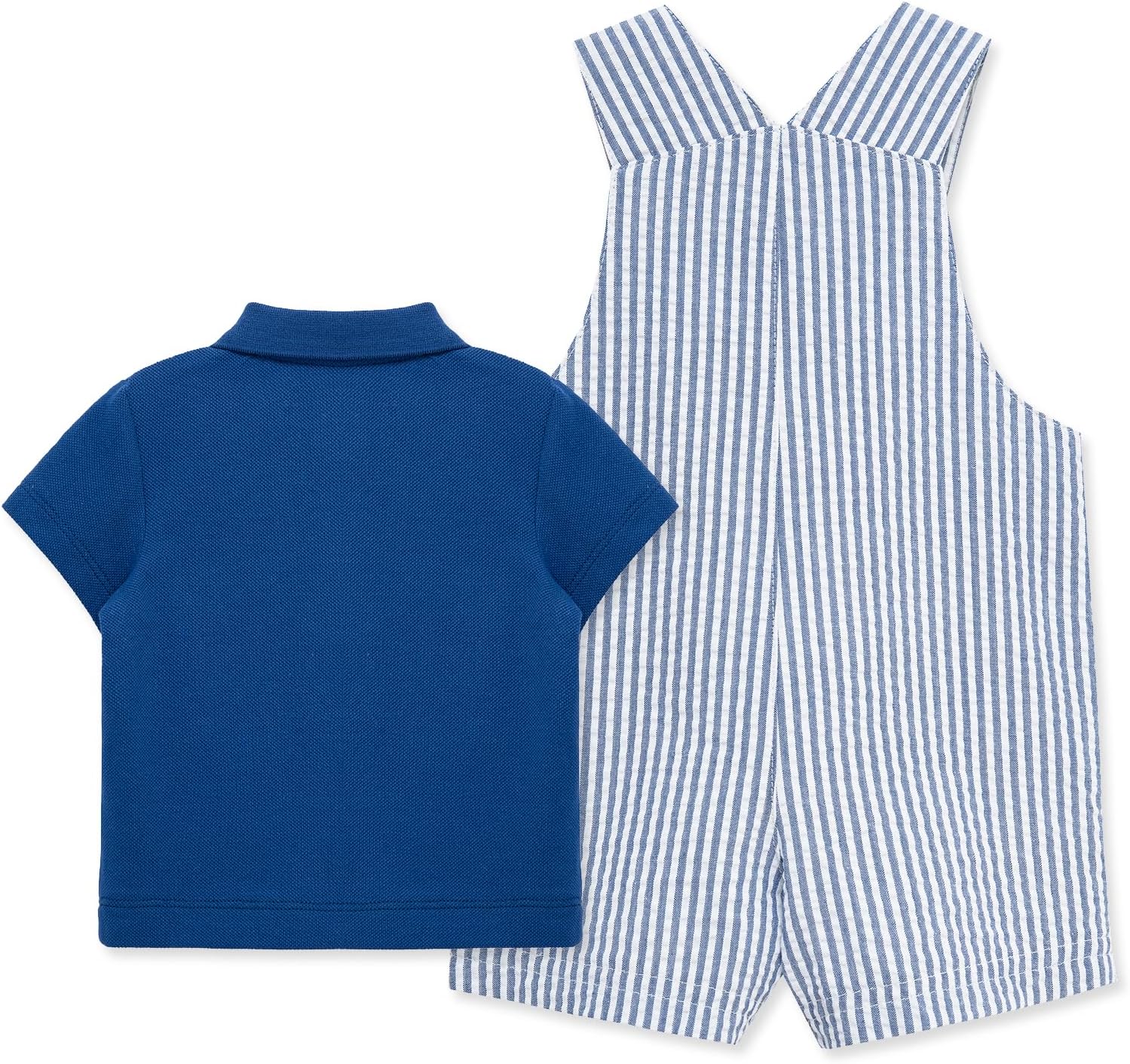 Little Me Baby Boy Shortall Set – 2-Piece, Tee Shirt and Overall Shorts, Cute and Comfy Outfits