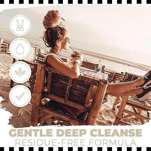 Miniatura 8 de Champú clarificante para acumulación  Champú profesional para rastas para hombres y mujeres  Champú desintoxicante para rastas  Champú antiresiduos