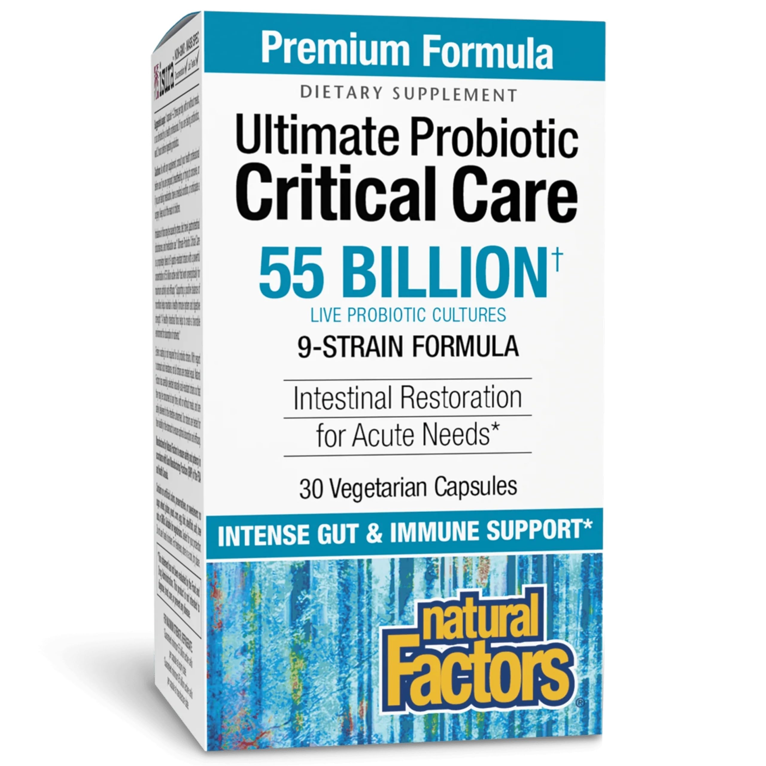 Ultimate Probiotic Critical Care, Supports Intestinal Restoration, 9 Strains, 55 Billion CFU