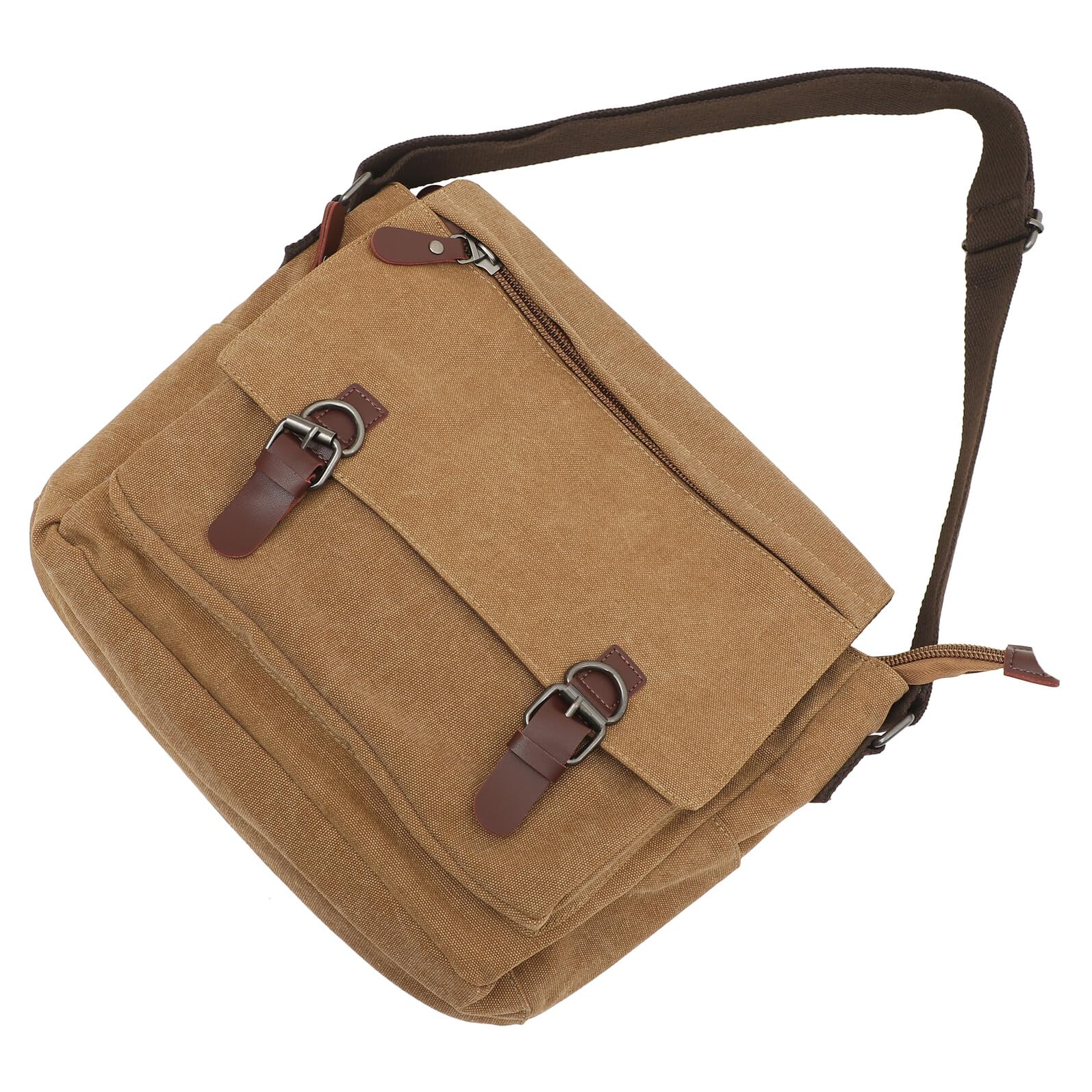 Didiseaon Bolso Bandolera para Hombre y Mujer Bolso Cruzado de Lona Casual Compacto y Ligero para Escuela y Uso Diario Resistente y Versátil