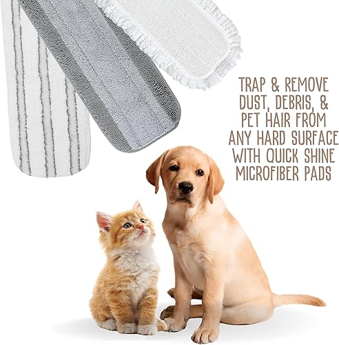 Miniatura 14 de Quick Shine Ultimate Gold Spray Mop Kit  Kit todo en uno de 11 piezas con accesorios intercambiables  Limpiador de piso incluido  No necesita