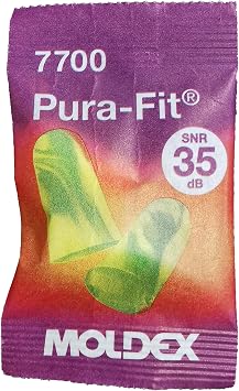 Pura Fit 7700 Moldex 7700 Pura-Fit soft foam-Earplugger, SNR: 36 dB 10 Pairs 7700