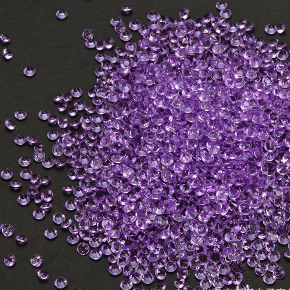 Purple Vase Gems Decor For You
