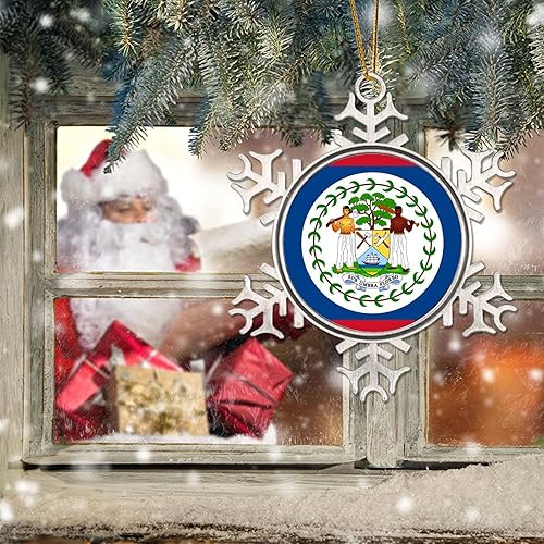 Vista 50 de Bandera de Antigua y Barbuda, adornos para árbol de Navidad, bandera nacional, silueta de Antigua y Barbuda, decoración de Navidad, adorno de copo