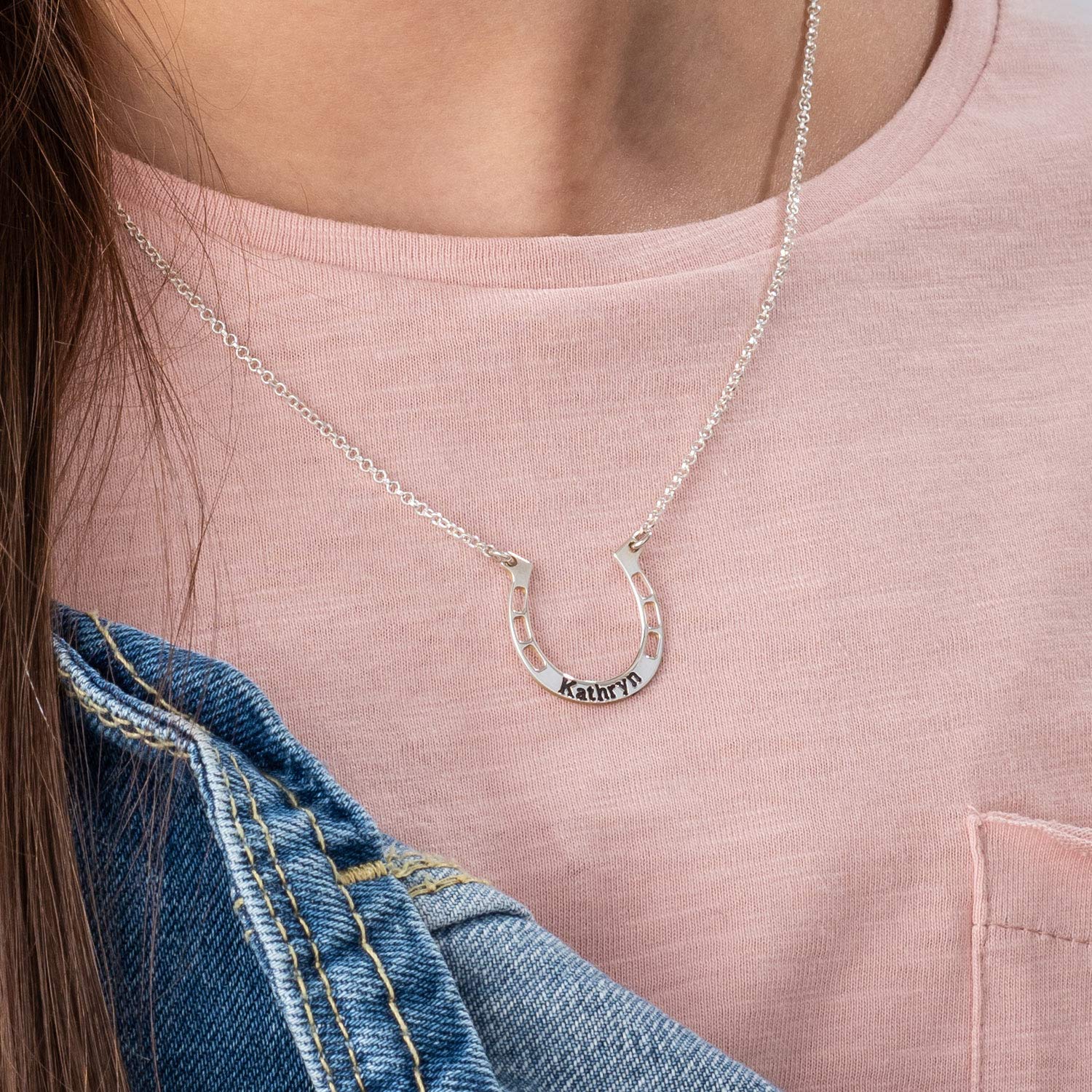 MYKA – Collana a ferro di cavallo personalizzata – Regali per compleanno, natale