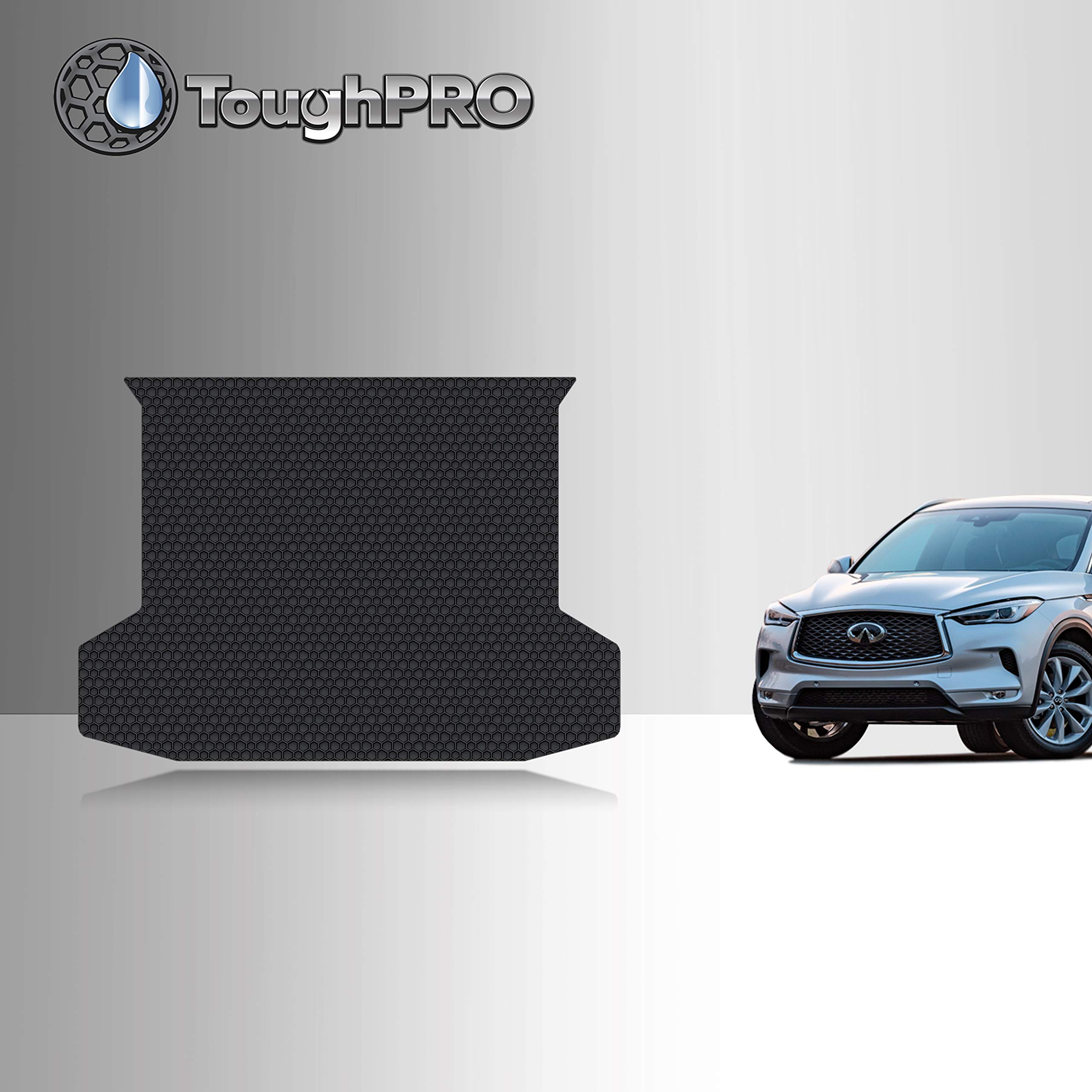 TOUGHPRO Cargo/Trunk Mats Accessories Compatible with Infiniti QX50 All Weather Heavy Duty (Made in 