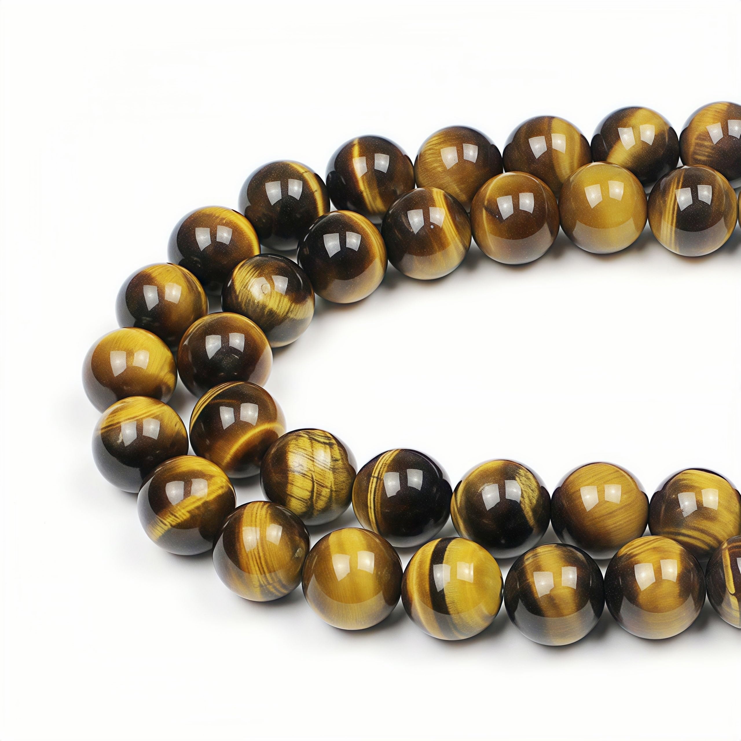 MJDCB 10mm 35 piezas Cuentas de Piedra Turquesa Redondas Sueltas Piedras Semipreciosas para Hacer Joyas Pulseras Collares — view 18