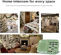 Vista 4 de Hosmart UltraSpeak - Intercomunicadores inalámbricos para el hogar, edición navideña, sistema de intercomunicación para uso doméstico