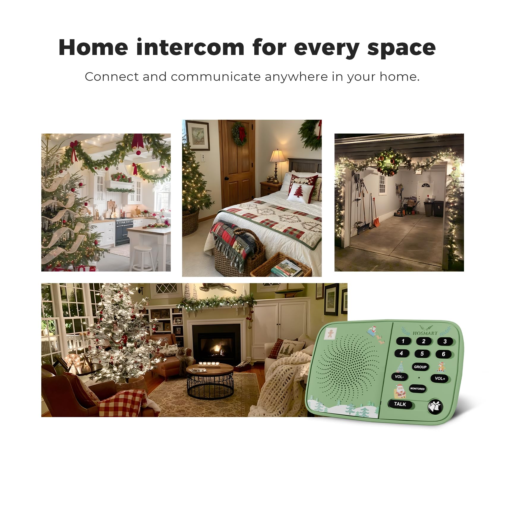 Hosmart UltraSpeak Wireless Intercoms (4-Pack) Gallery Image