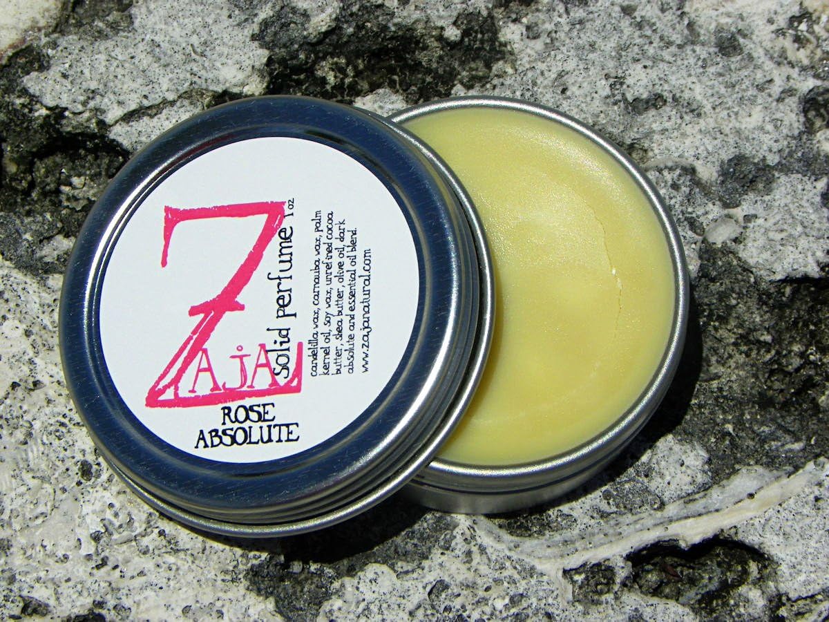 Rose Absolute Solid Perfume by ZAJA Natural - 1 oz 100% Natural