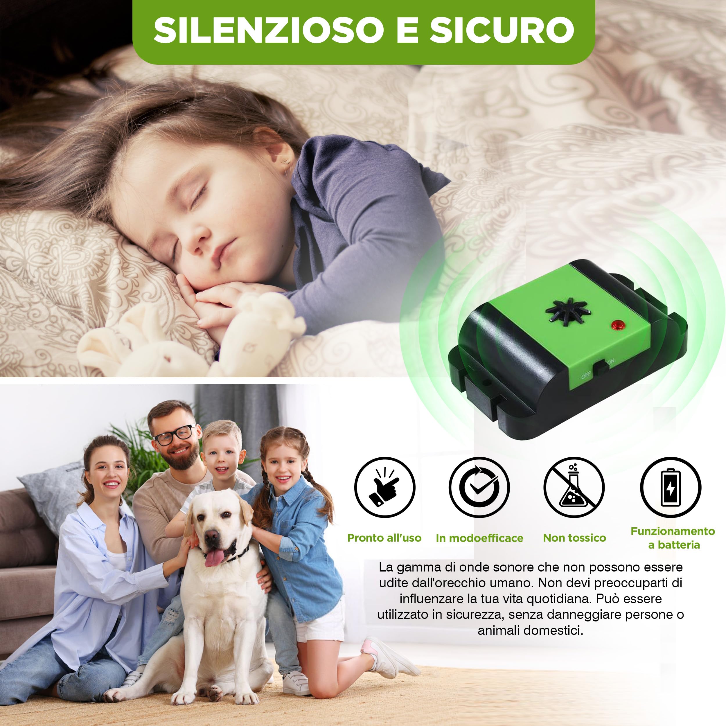 ISOTRONIC repellente martore auto batteria sensore vibrazione ultrasuoni protezione soffitte garage dissuasore raggio 40m² 3 unità efficace interno esterno difesa stop roditori mobile antiroditore