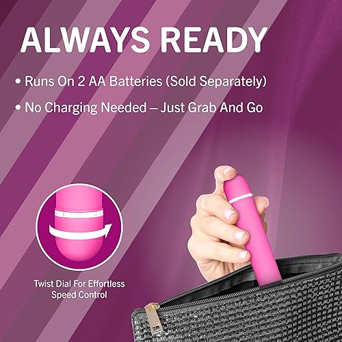 Miniatura 8 de Blush Rosé Luxuriate Vibrador de 7 pulgadas para mujeres, hombres y parejas, varita lisa satinada de múltiples velocidades, potente estimulador del