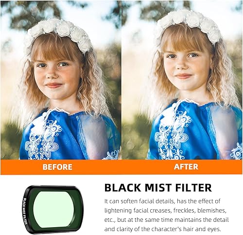 Miniatura 7 de Juego de 3 filtros ND de bolsillo, filtro de niebla negra, paquete de 7  Filtro de niebla negra CPL ND4 ND8 ND16 ND32 ND64 para DJI Osmo Pocket 3