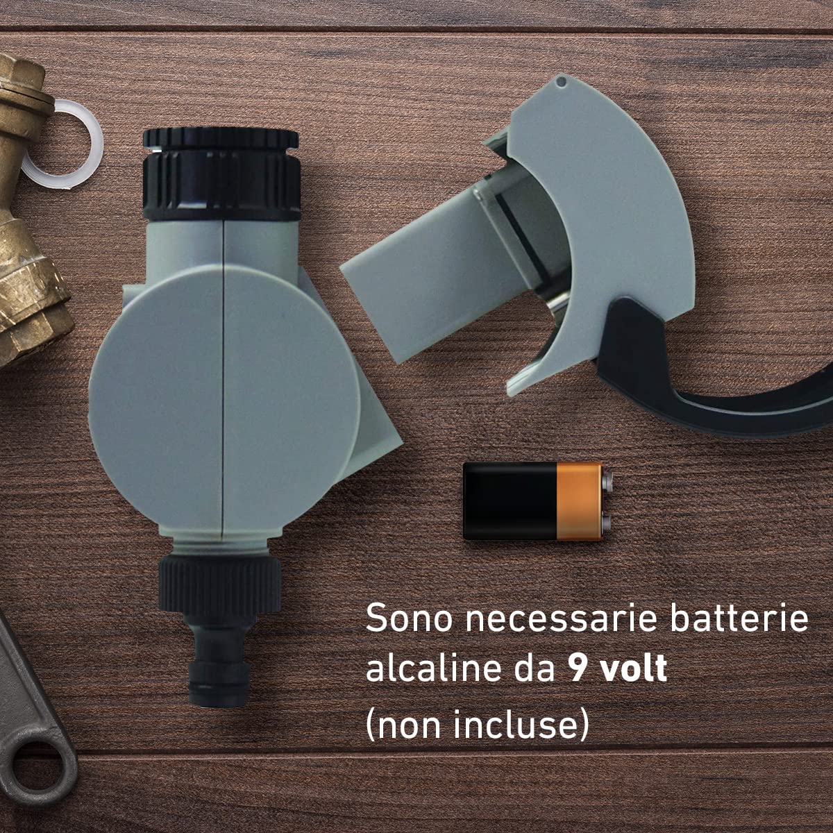 Aqua Control C4100 Programmatore d'Irrigazione per Giardino con display LCD fino a 8 Avviamenti al giorno